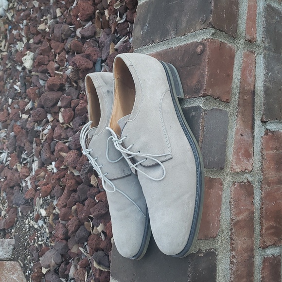 Vince Other - VINCE Suede Leather Loafer Dress Shoes Size 9 Taupe Old Money Classic Italy